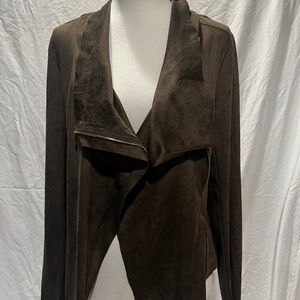 Faux Suede Jacket